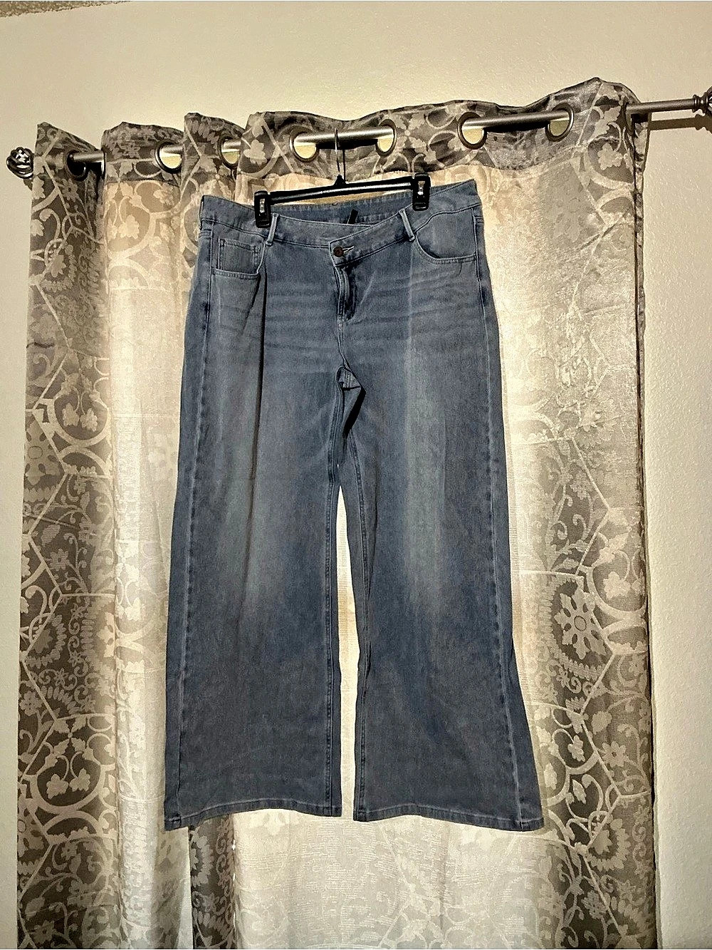 Halara Women's Wide Leg Jeans Blue Size XL